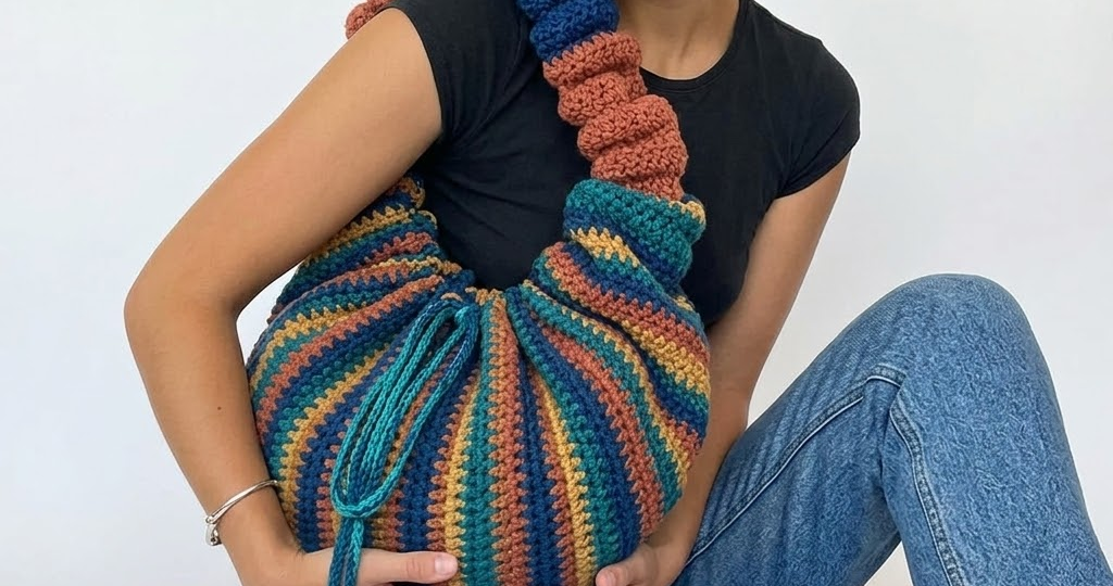 Эффект «жатки» и ложная сложность: как связать сумку-бестселлер из остатков пряжи