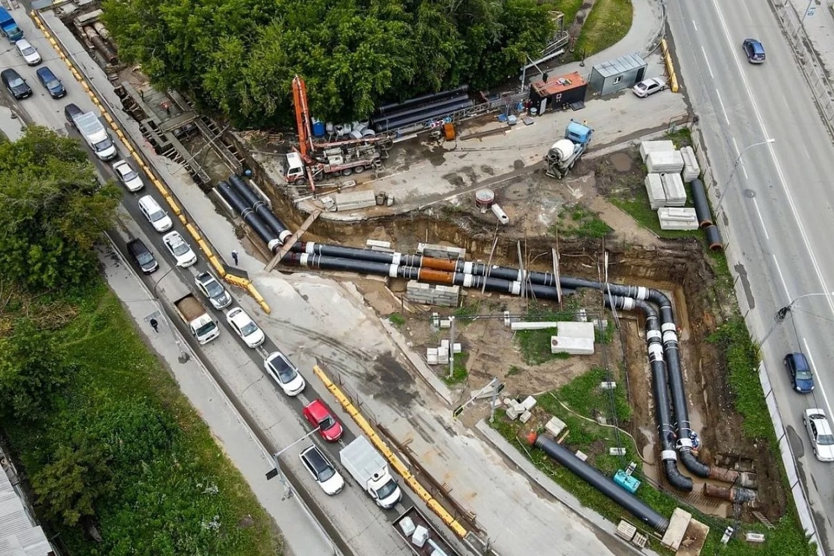    Фото: "СГК-Новосибирск" (перекладка теплосети на ул. Автогенной)