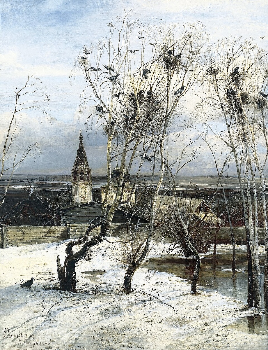 Алексей Саврасов «Грачи прилетели» (1871)