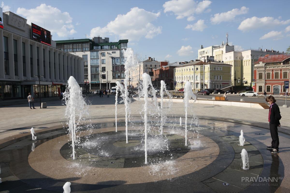    Всего в Нижнем Новгороде находится 25 фонтанов