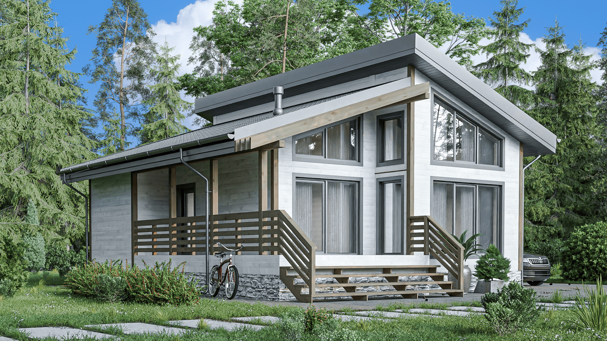 Одноэтажный дом Эстет-2 | 104 м² | Стоимость строительства: 5 478 000 ₽ 