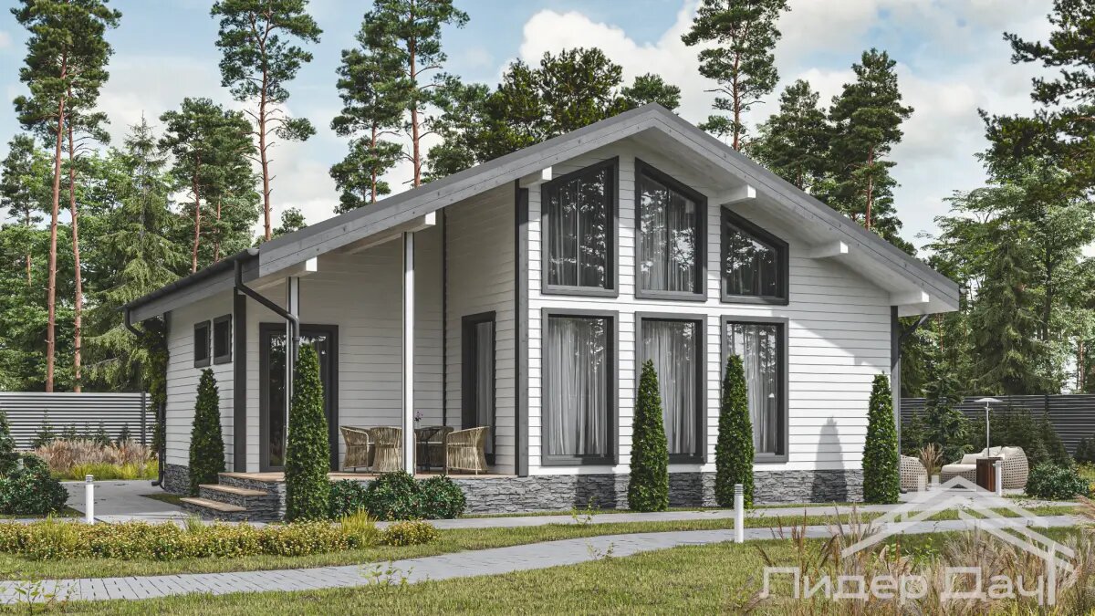 Одноэтажный дом Фаворит | 99 м² | Стоимость строительства: 5 885 000 ₽ 