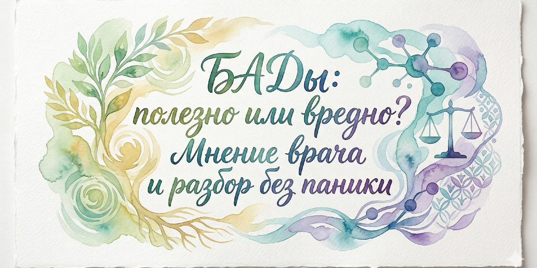 БАДы: полезно или вредно? Мнение врача и разбор без паники💯