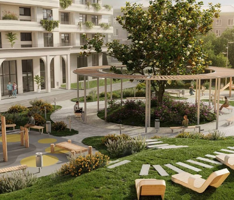 Строящийся ЖК в Мариуполе