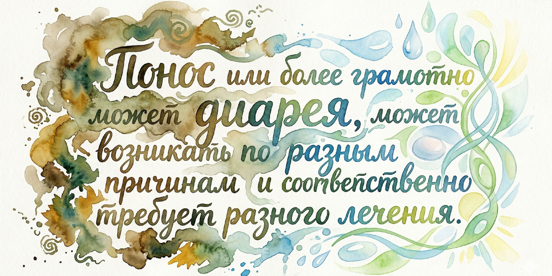 Понос или более грамотно диарея, может возникать по разным причинам и соответственно требует разного лечения.