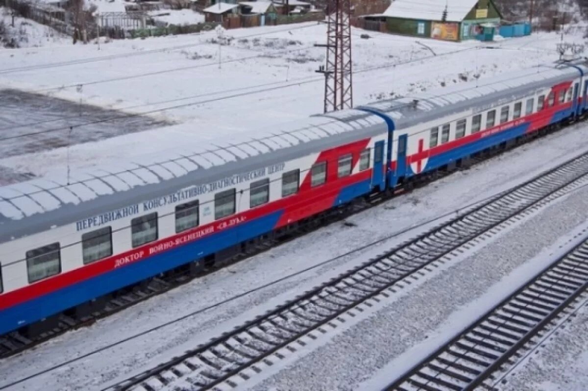    Поезд здоровья «Святитель Лука» в марте посетит 7 северных станций КрасЖД