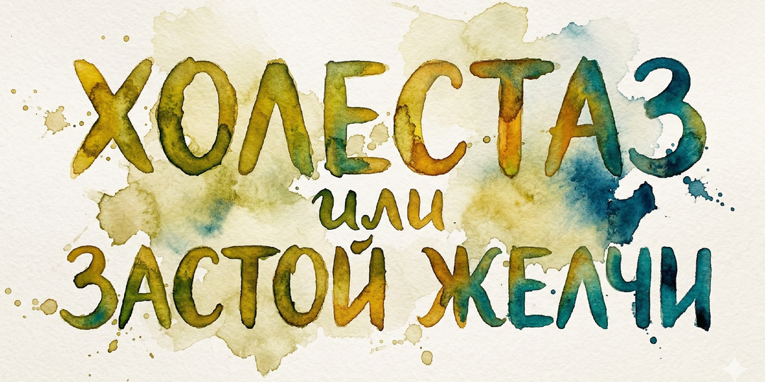 Холестаз или застой желчи