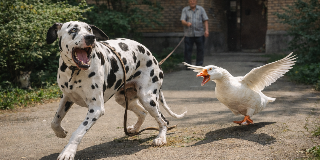 Цезарь – гигант-далматин, гроза двора, породистый дог ростом с телёнка – медленно осел на задние лапы. Потом из него непроизвольно