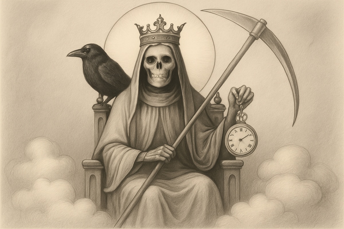 
ВОСХВАЛЯЮЩАЯ ПЕСНЬ МАТЕРИ СМЕРТИ 
Приветствую.
Сегодня поговорим о Благодарственной Восхваляющей Песне Смерти Матери. 
Мать Черная капризна и привередлива. 
Еще
 раз поясню - молитвы обращения к Темной Покровительствующей Силе 
колдующего не имеет ничего общего с богохульством и с Сатанизмом! 
Это
 особые тексты надиктованные по Воле Сил Служебными Духами 
родоначальникам Родов черных колдовских которые усиливают связь с Силой,
 а также тексты Черных Требников позволяющие вымолить реализацию на 
Земли как на Небеси т.е прошения к покровительствующей Силе Темной. 
Будет
 Воля Сил - свершится Чудо Малое или Большое в миру нашем грешном по 
прошению колдуньи от Сил - вот таков алгоритм всего этого. 
Итак, 
Черная Мать очень любит когда Ее чтут, когда Ей благодарствуют, когда перед Ней в смирении склоняют голову и чтут Ей Замолы. 
Тем практикам кто почитает Ее - Она благодарна и признательна. 
Тот может полностью расчитывать на Ее поддержку и покровительство. 
Чтим
 эту Темную Восхваляющую Песнь желательно в ночные часы на Алтаре при 9 
или 1 черных свечах указывая свое имя (мирское-крещеное).
Это истинная черная молитва честная Хладницы к Матери Темной обращаемая.
Вот ее текст: