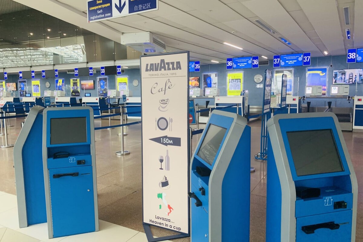  Стойки саморегистрации в аэропорту. Архивное фото. © Minsk Airport, Telegram
