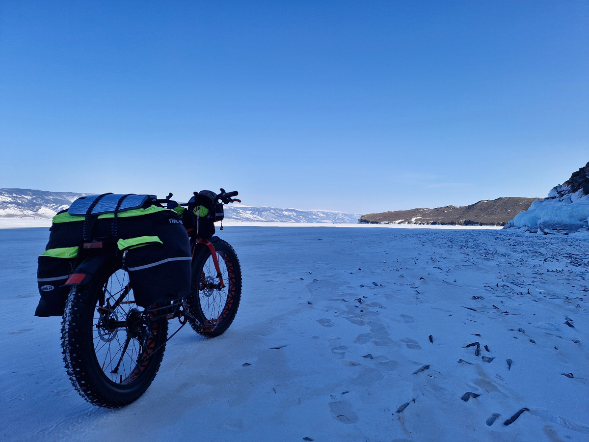 Возле мыса Кобылья Голова много снега