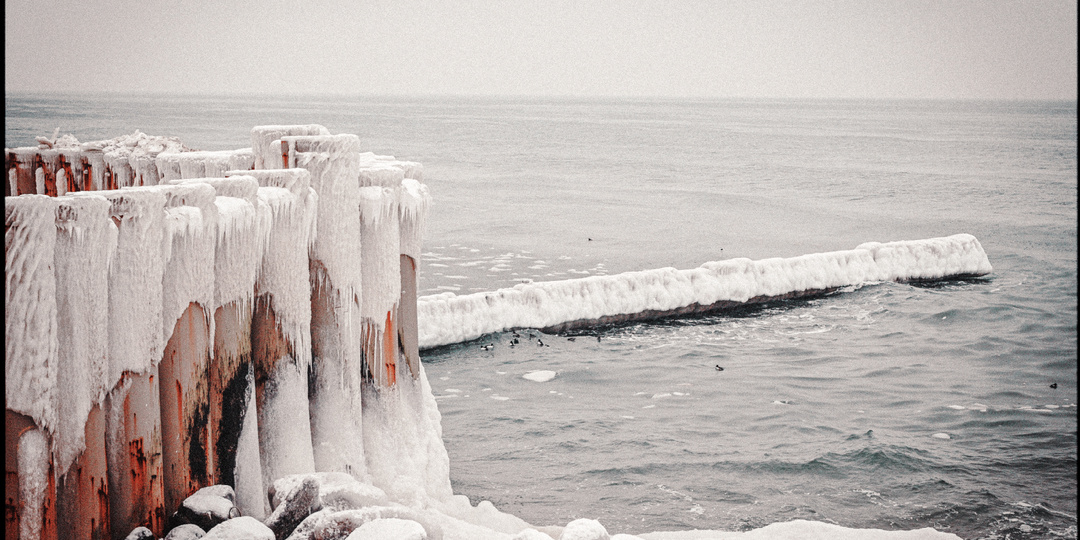 Просто фотографии Светлогорска морозной зимой 2026-го