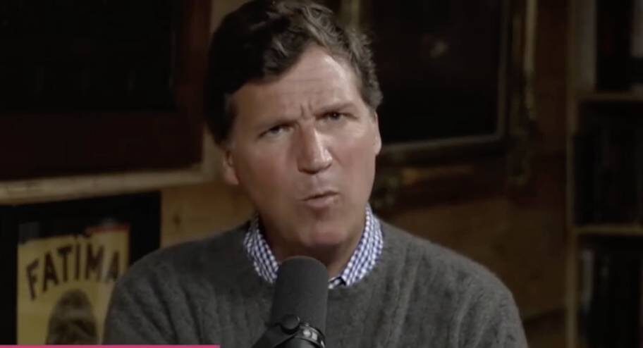   "Зачем мы его убили?". Фото: стоп-кадр видео программы Такера Карлсона