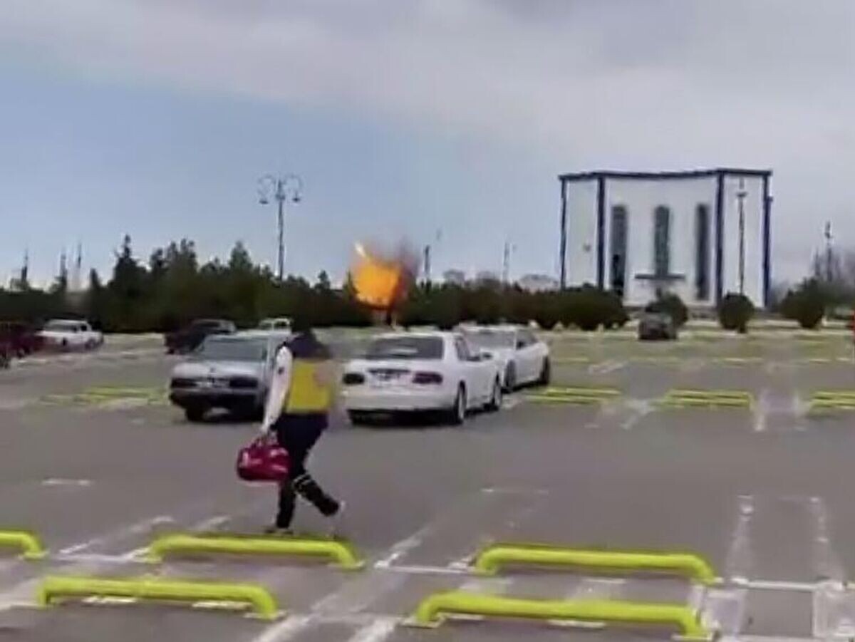    Взрыв в аэропорту Нахичевани | © Кадр видео из соцсетей