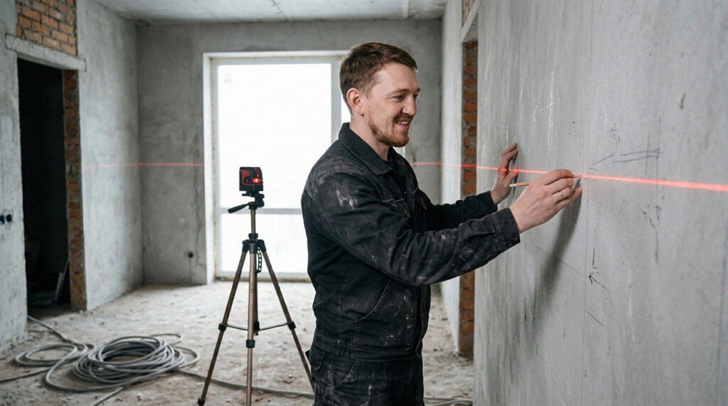    Пример схемы электропроводки в квартире перед началом ремонта 3DElectro