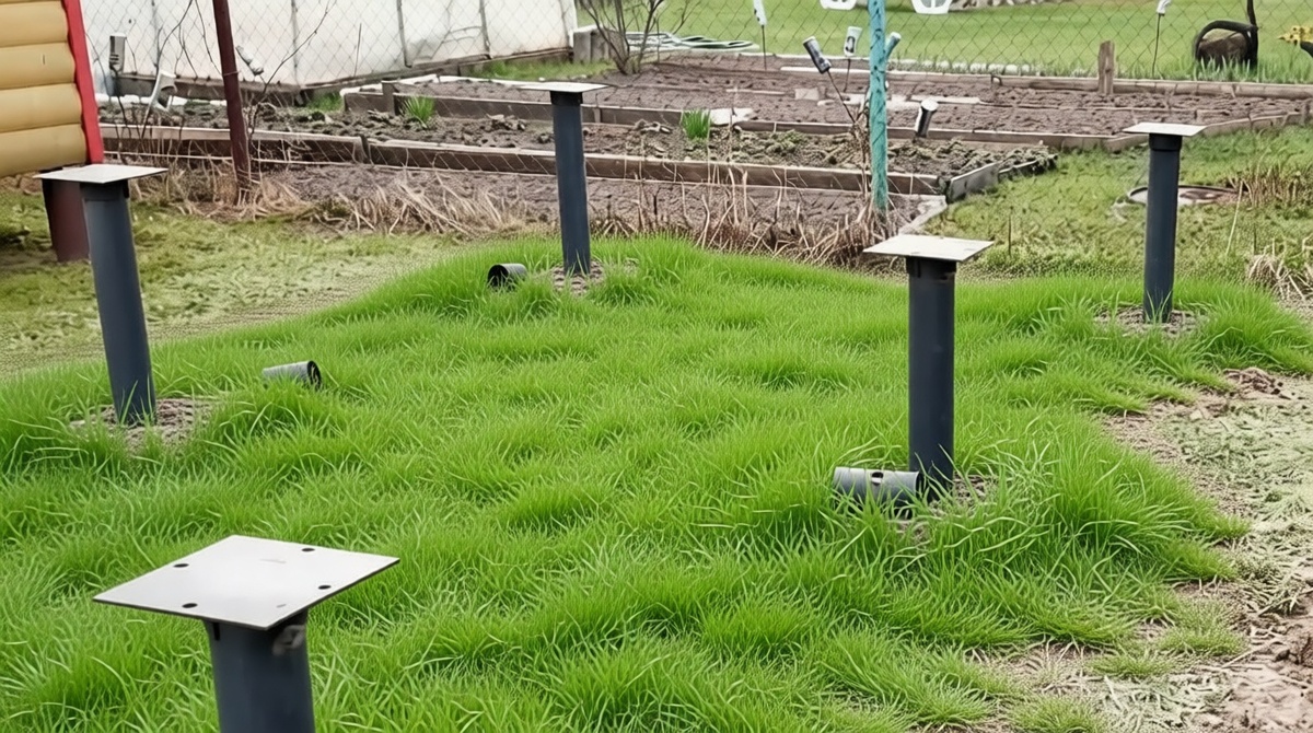 #сваи под бытовки