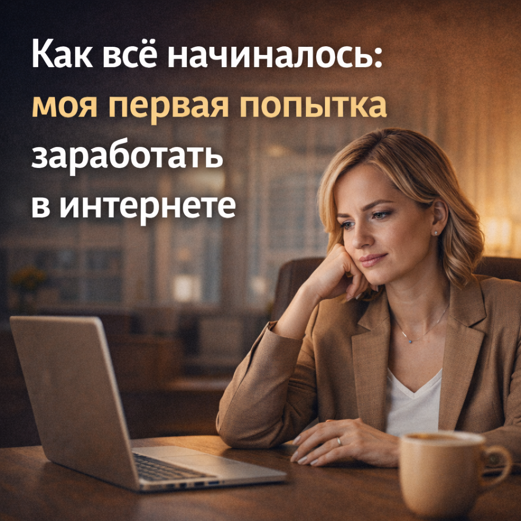 Как всё начиналось: моя первая попытка заработать в интернете