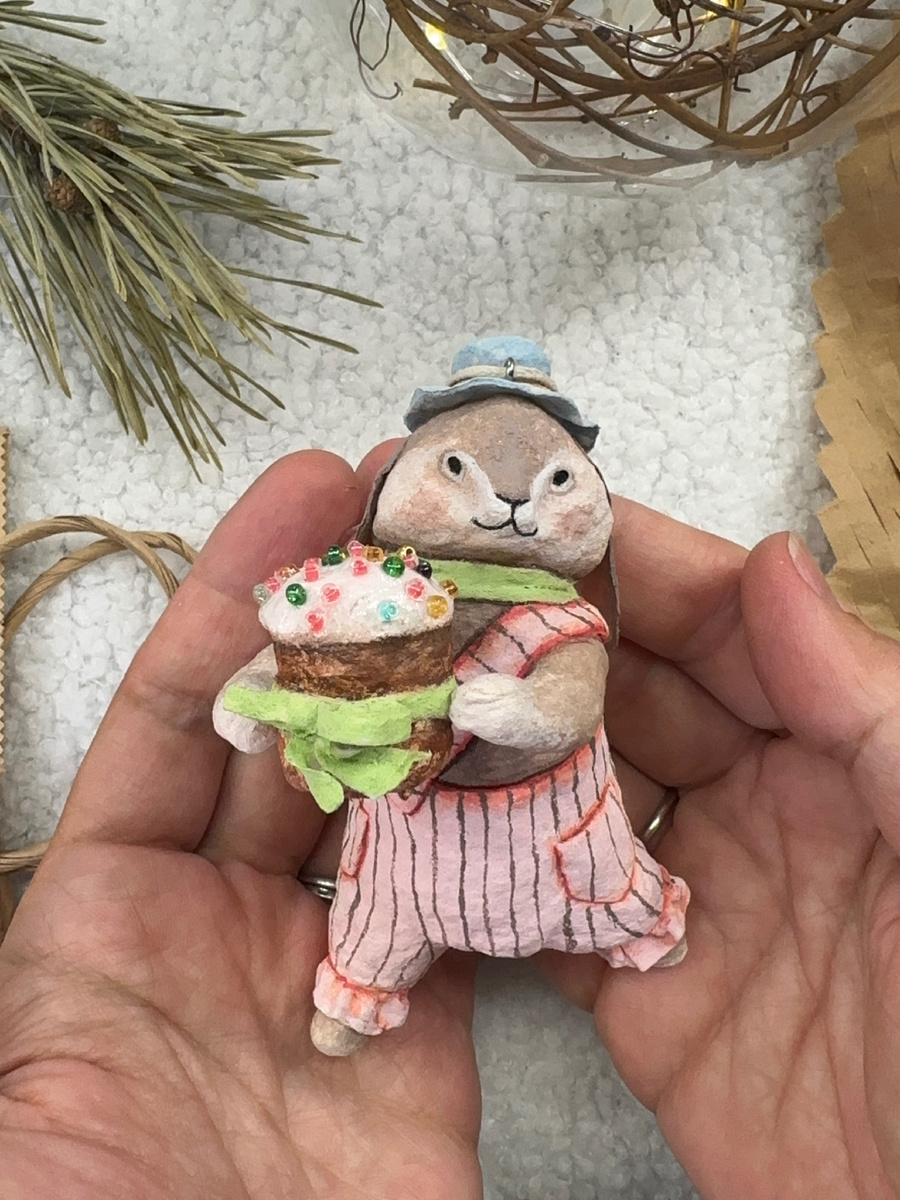 Из обычной ваты получается маленький герой