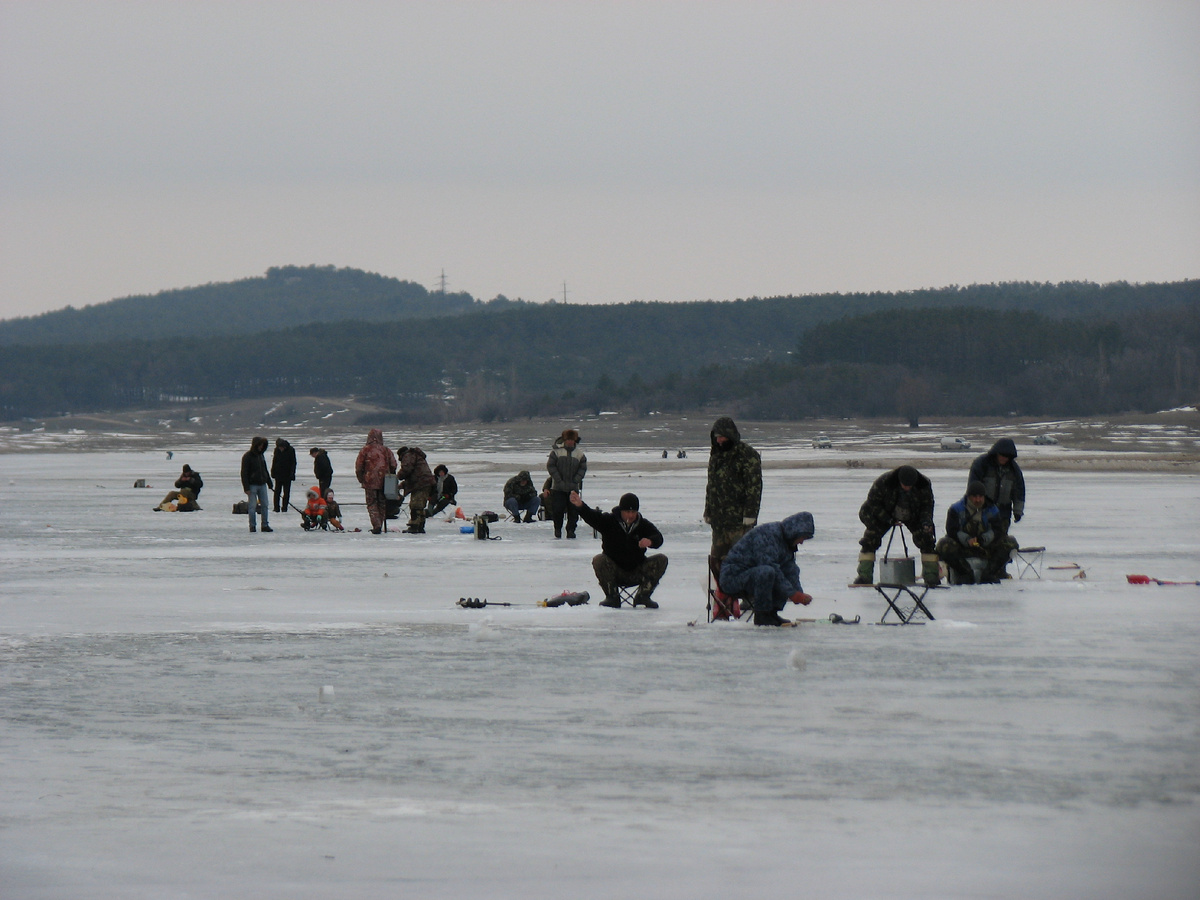 Последний раз ледостав на крымских водоемах становился в феврале 2012 г.