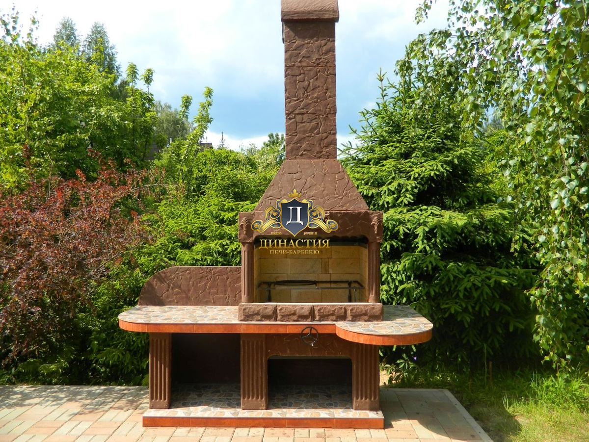 Готовые барбекю-комплексы «Династия»