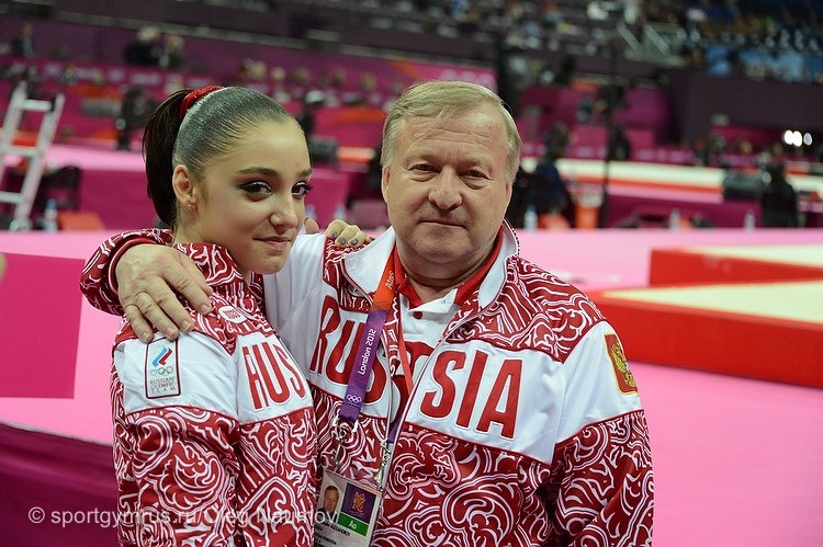 Алия Мустафина и Александр Александров / фото: Спортивная гимнастика - Сборная России