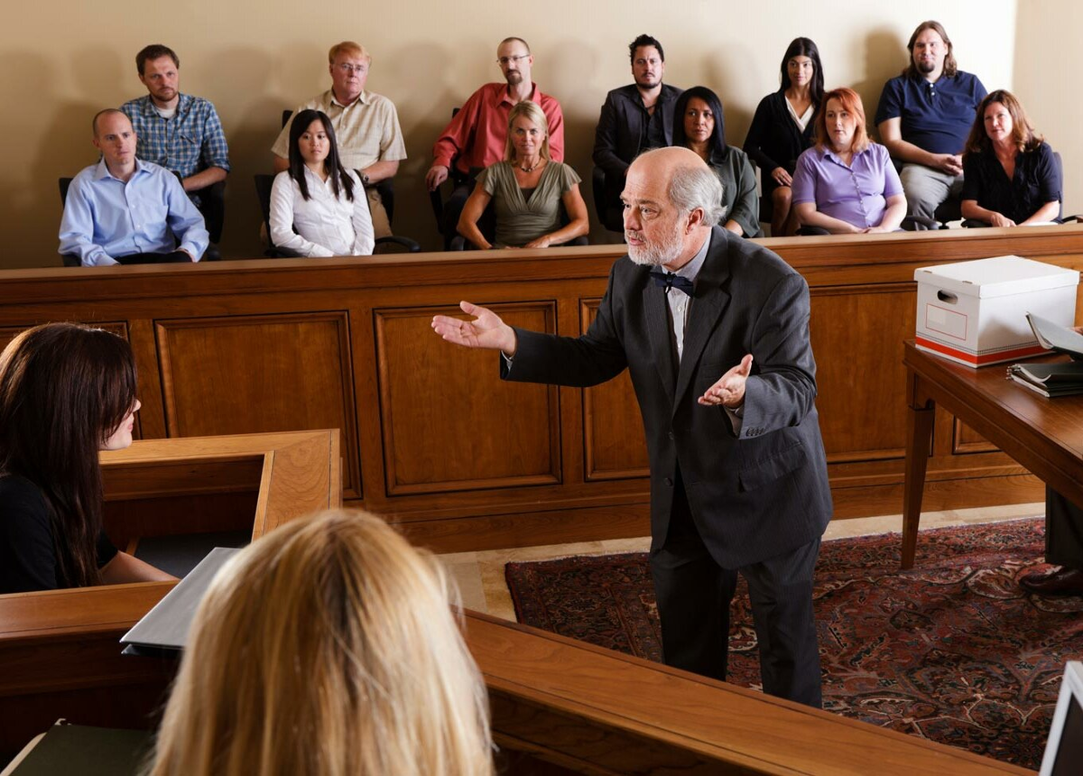 Выступление адвоката  Баринова.  