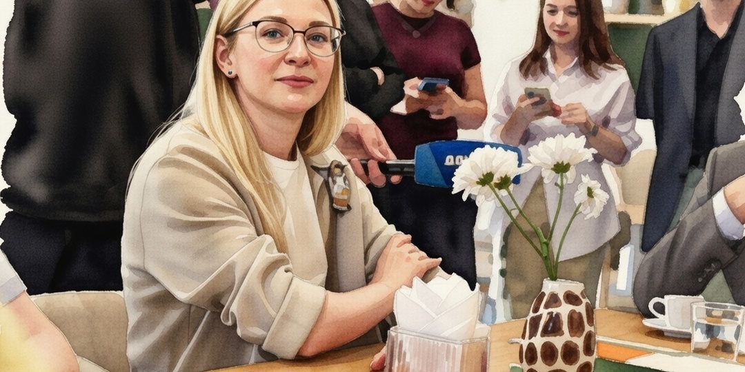 Когда раздаётся звон колокольчика над дверью кафе, и кто-то заходит к нам в гости, я счастлива…