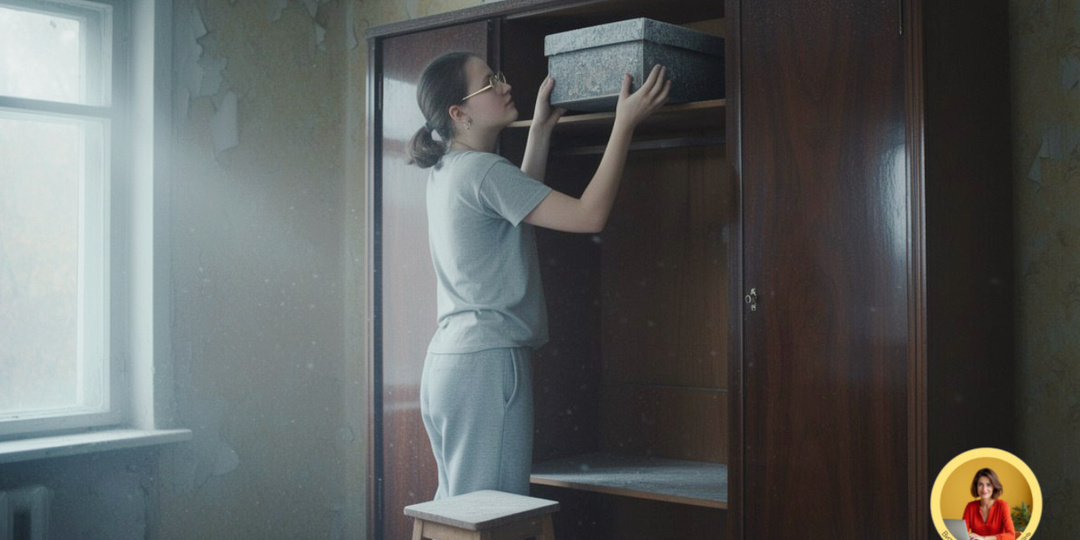 Дочь равнодушно разбирала вещи нелюбимой матери, пока не достала с верхней полки запылённую коробку из-под немецких туфель