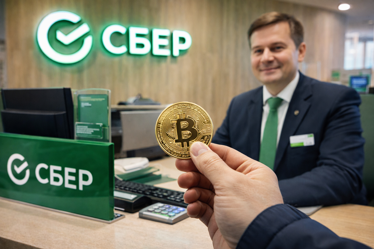   В России обсуждают обмен криптовалюты через банки. Фото: нейросеть
