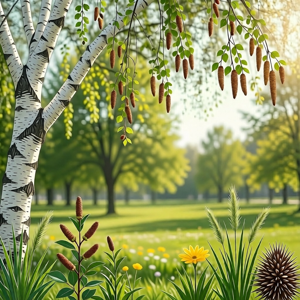 Основные растения-аллергены