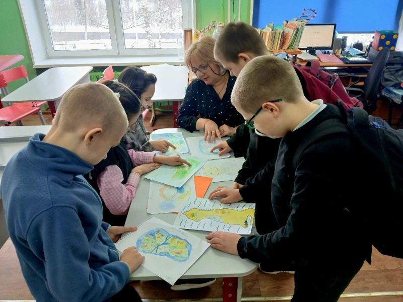    Равнину добра и океан надежды нарисовали школьники в КарелииСосновецкая СОШ / VK