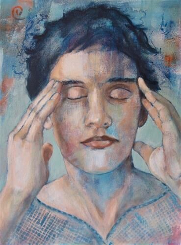 "Лозунги как заклинания, На алтаре для заклания"(с) Фото: Pinterest / laurelle cidoncha - Cogito Ergo Sum