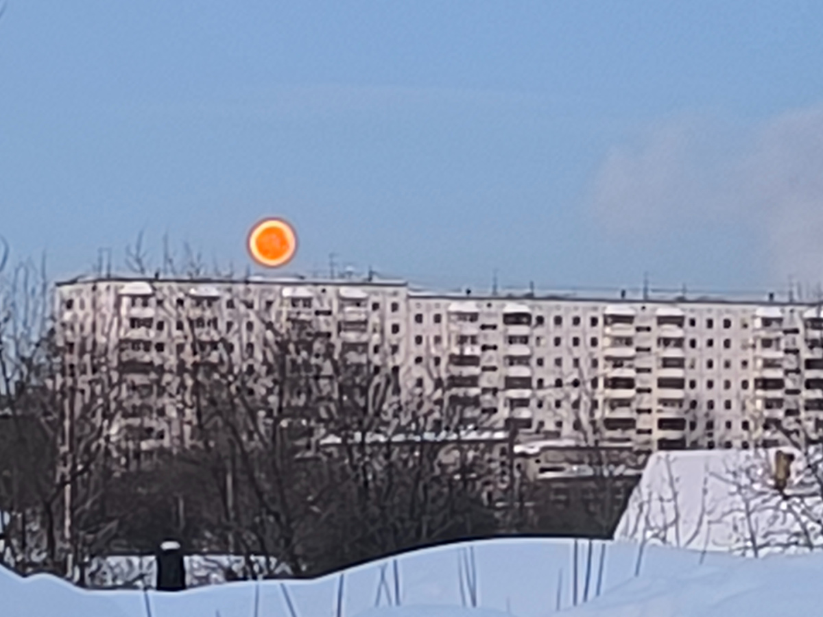 Красная луна в 7:42