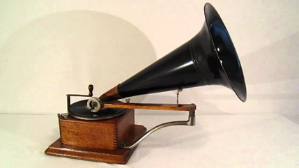Первый фонограф. картинка из интернета