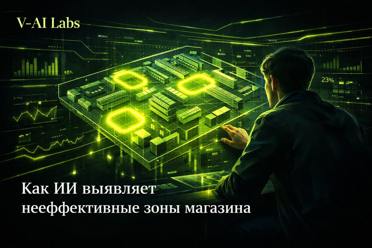    Как искусственный интеллект помогает владельцам офлайн-бизнеса находить и устранять неэффективные зоны магазина