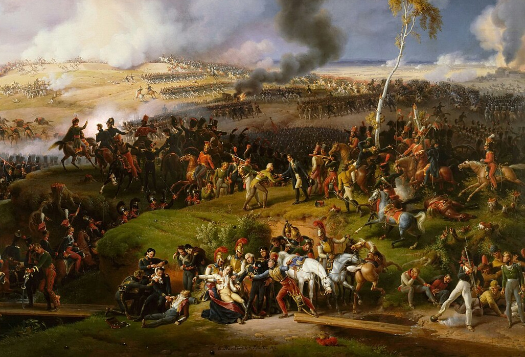 Фрагмент картину Луи Лежены битвы под Бородино