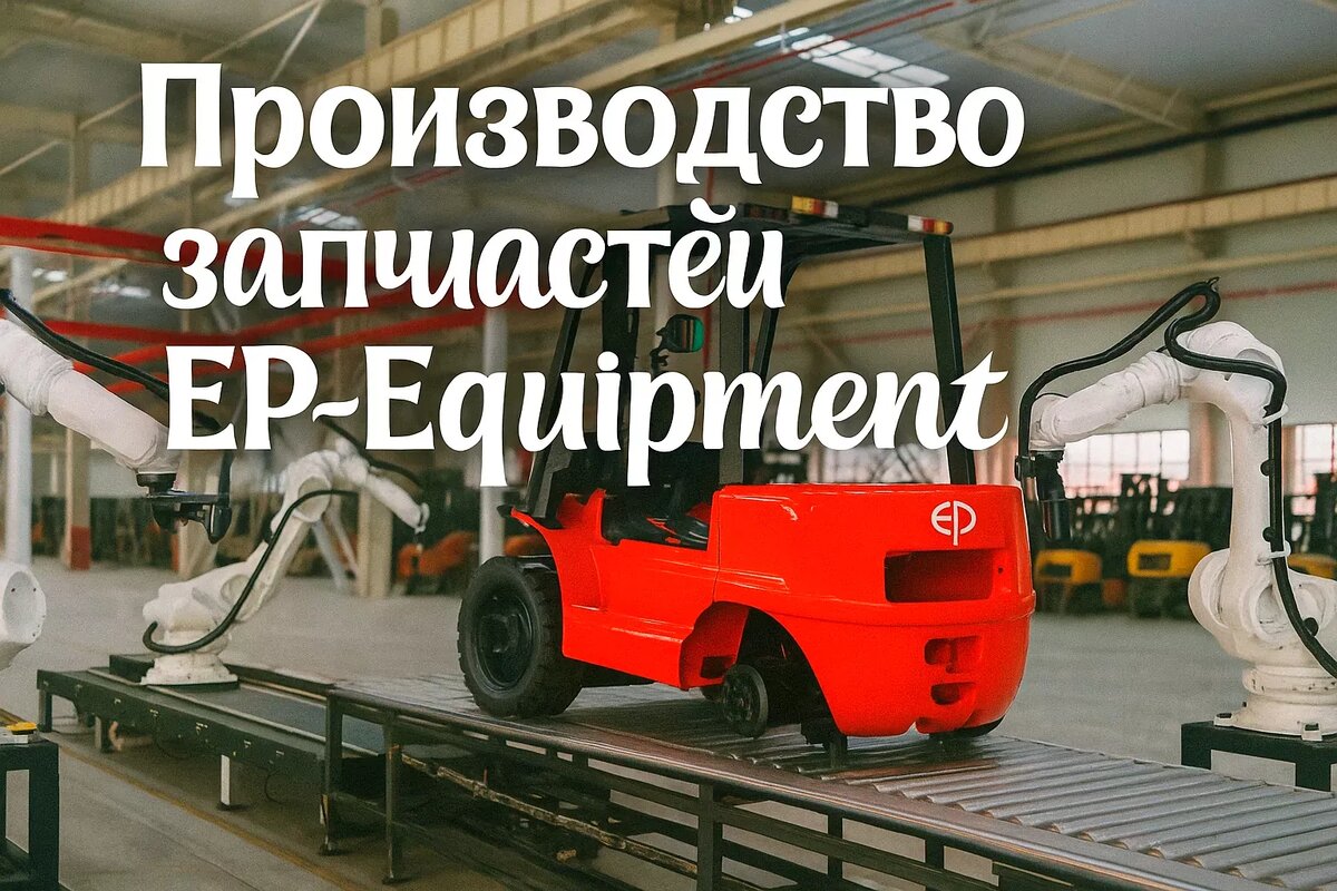 Производство запасных частей на заводе EP-Equipment 
