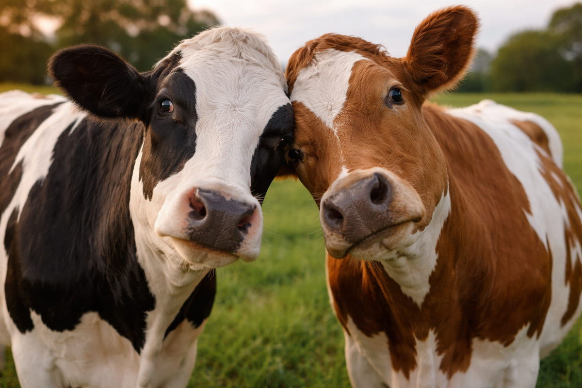 Коровы могут заводить друзей и тяжело переживают разлуку с ними. Фото: "ВиЖ"