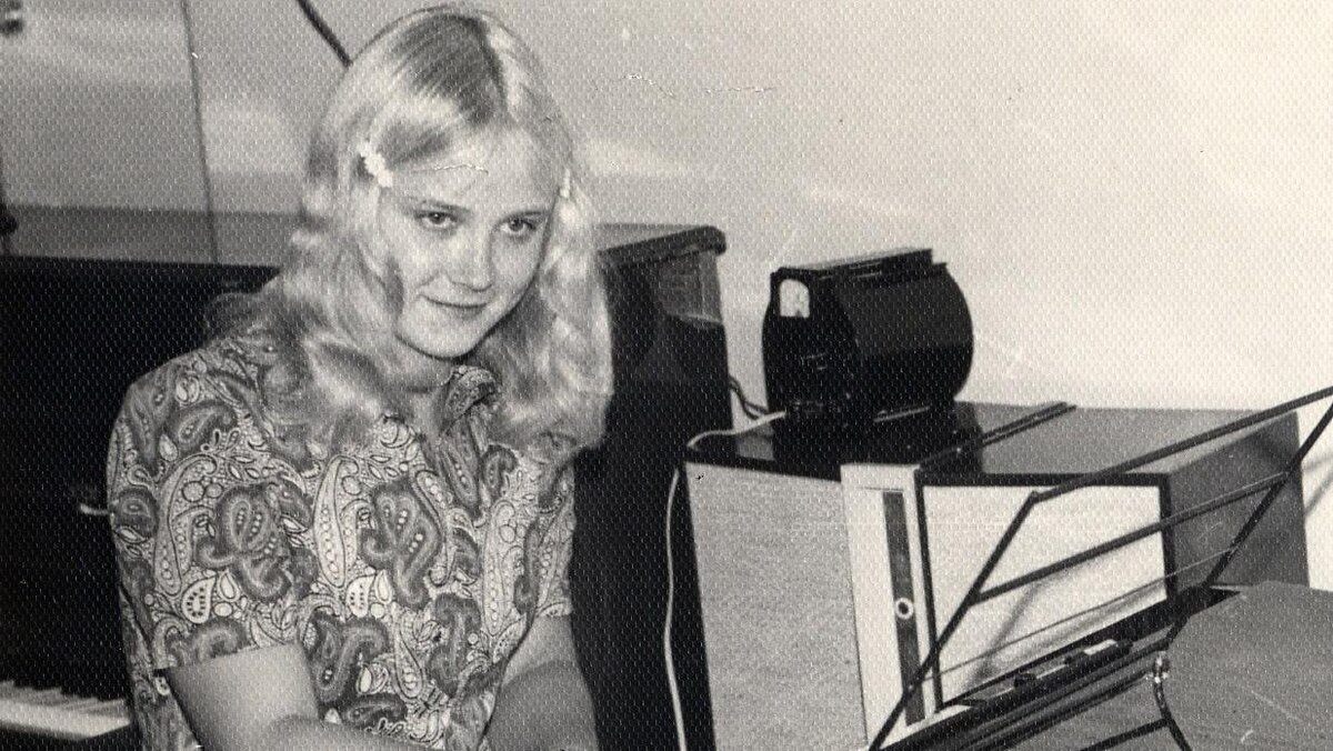 Анне Вески в юности. Фото: архив