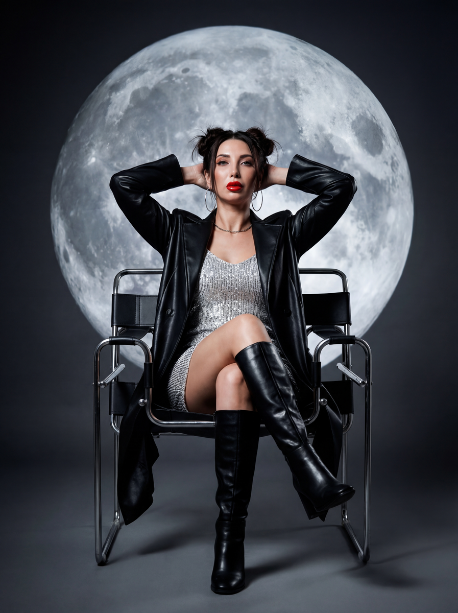 Образ нейрофото: Лунная стерва