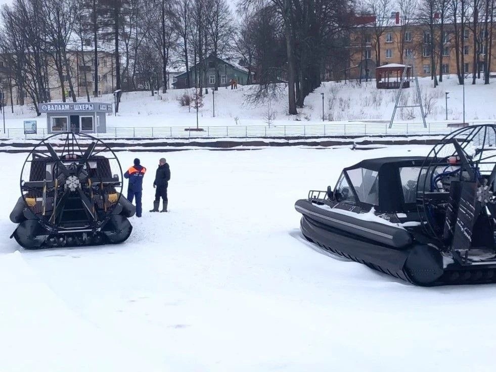    Спасатели предупредили об опасности выхода на лёд на озере в Карелии© Госкомитет Карелии по безопасности