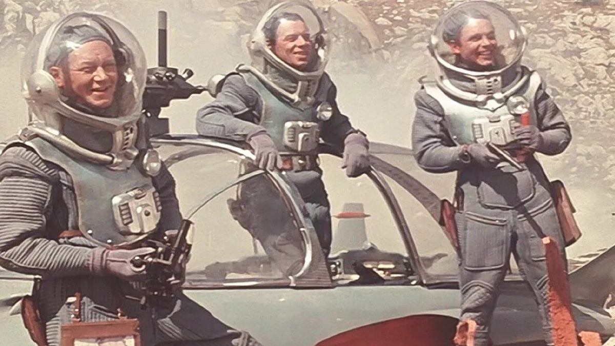 Кадр из советской фантастики «Планета бурь»