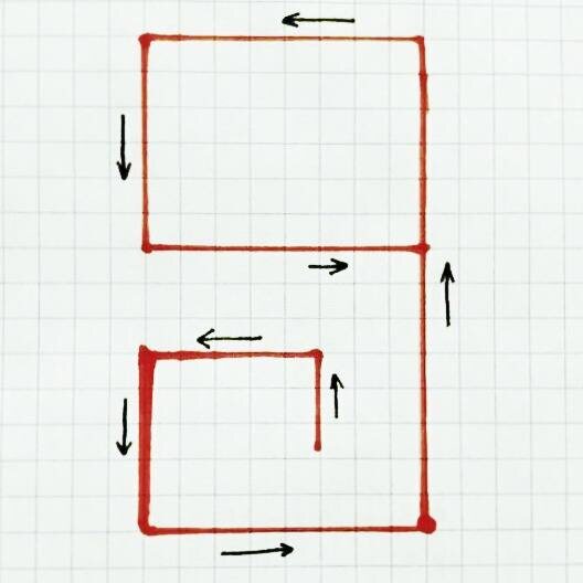 Техника рисования правильной Денежной Девятки