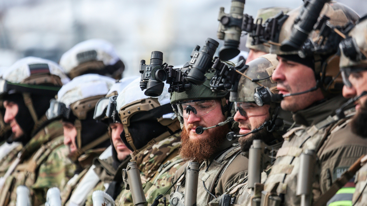    Бойцы Росгвардии. ВС РФ. РИА