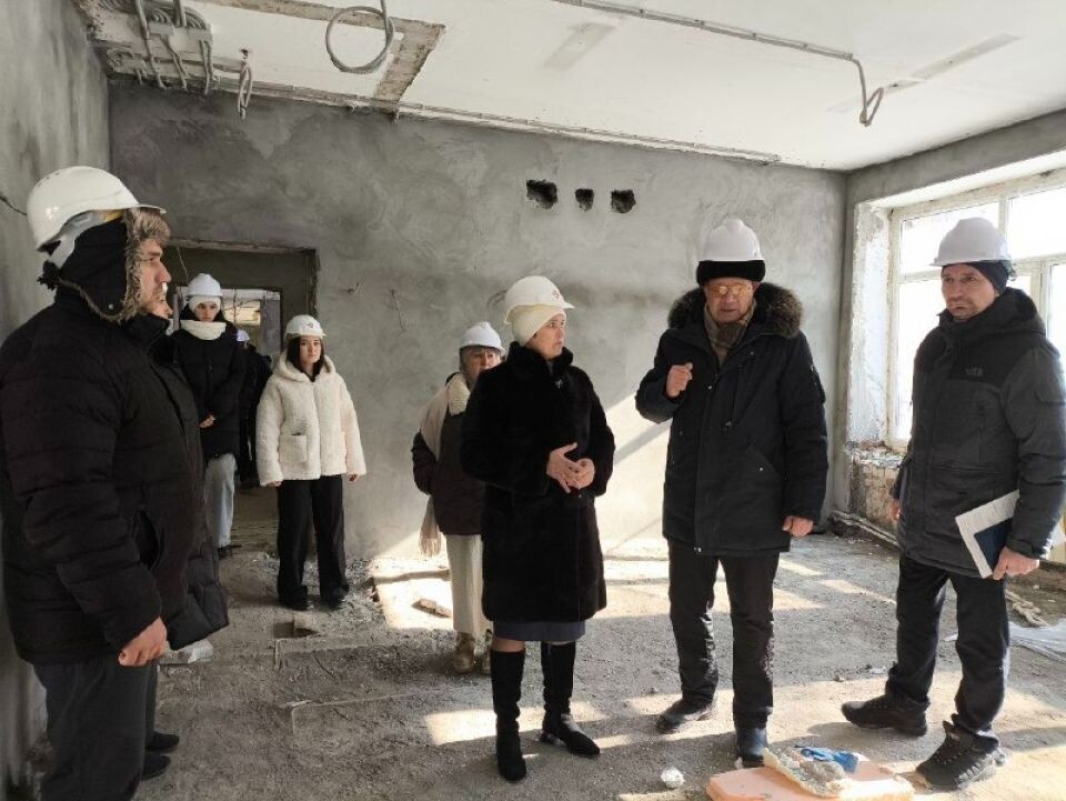    Капремонт объектов образования в Горно-Алтайске. Источник: t.me/OlgaSafronovaofficial