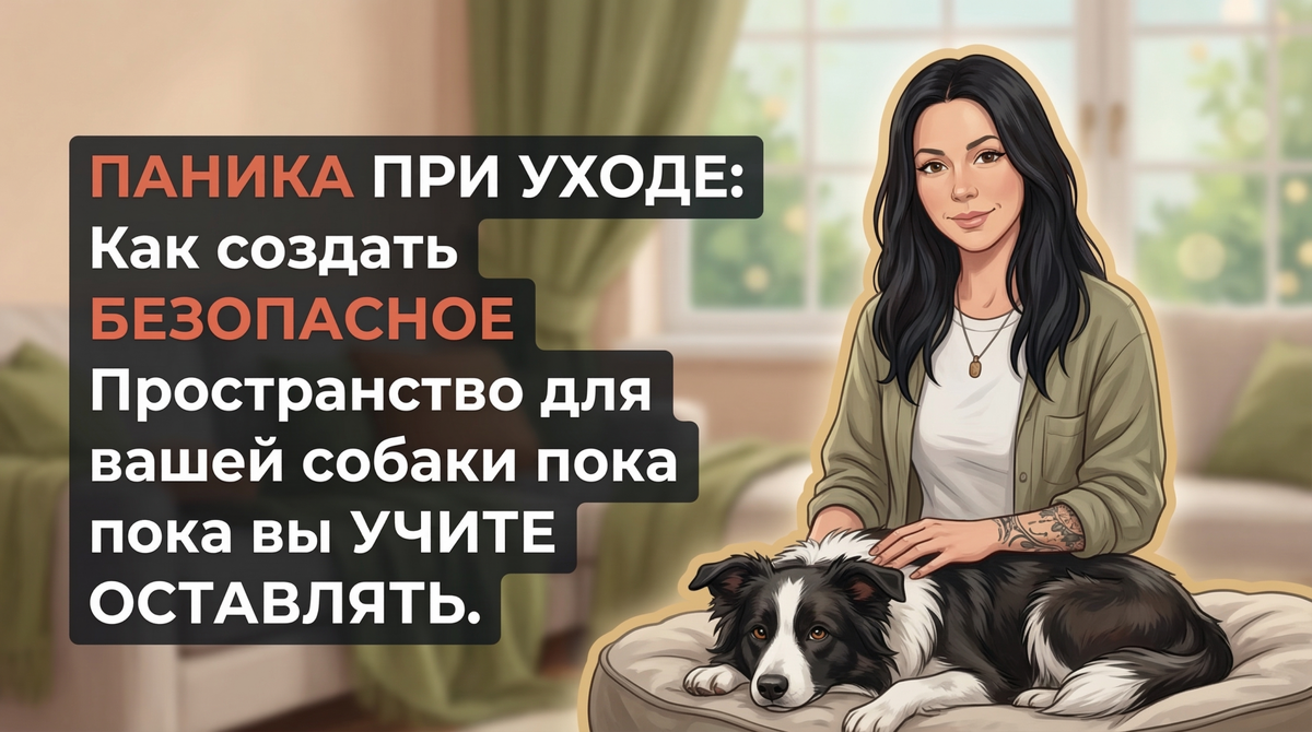    Как обустройство среды помогает собаке пережить страх одиночества без паники. Анна Марковская
