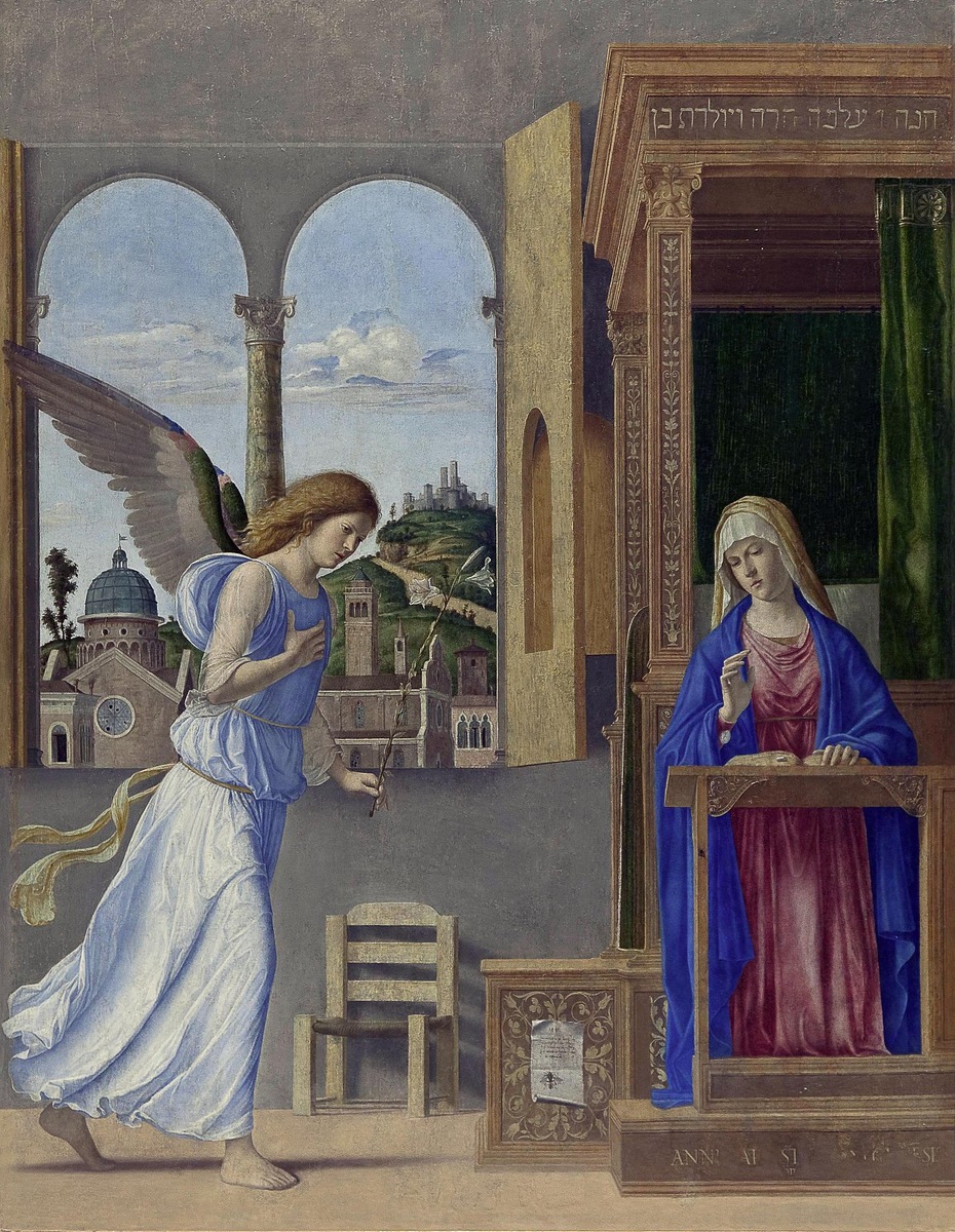 Джованни Баттиста Чима да Конельяно. Благовещение. Италия, конец XV века. 