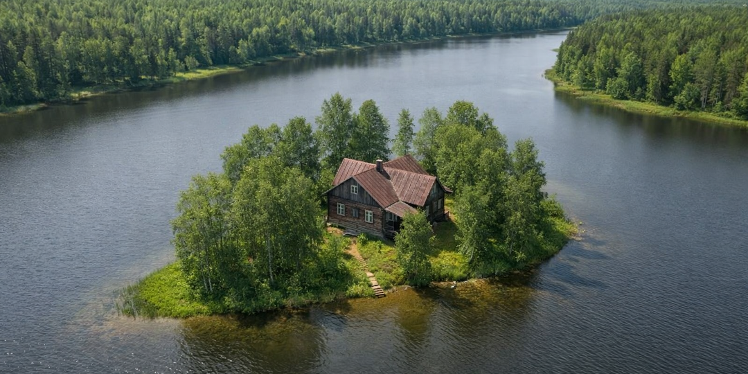 20 лет назад семья купила остров на глухом уральском озере: у них был план и что там сейчас