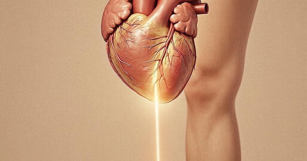 Необычная связь колена и сердца. Клинический случай