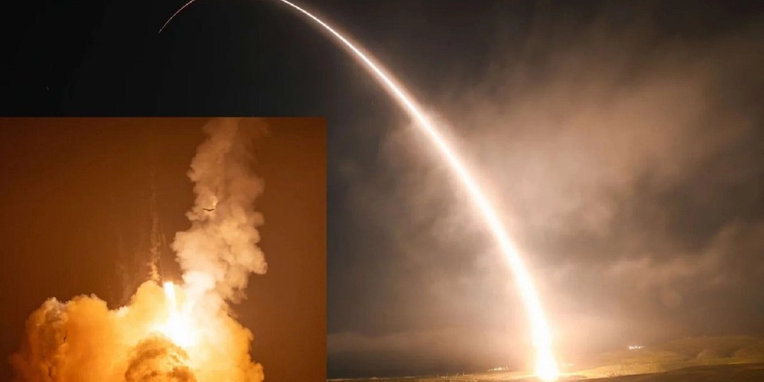 США запустили межконтинентальную ракету Minuteman III с двумя боеголовками